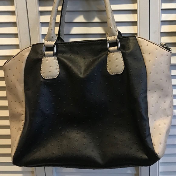 Guess Faux Leather Satchel - Picture 2 of 11